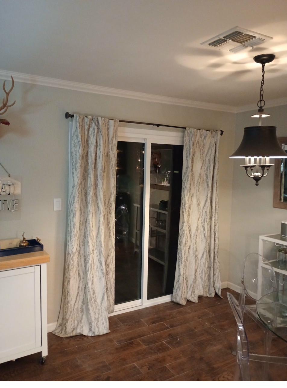 Sliding glass door installation