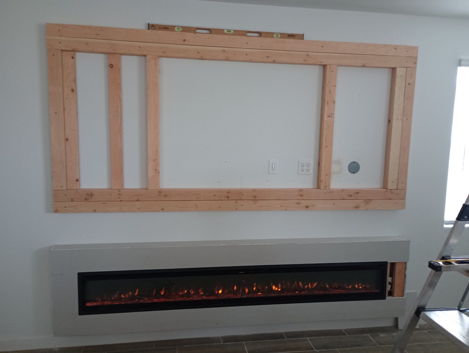 New window rough opening framed and ready for install